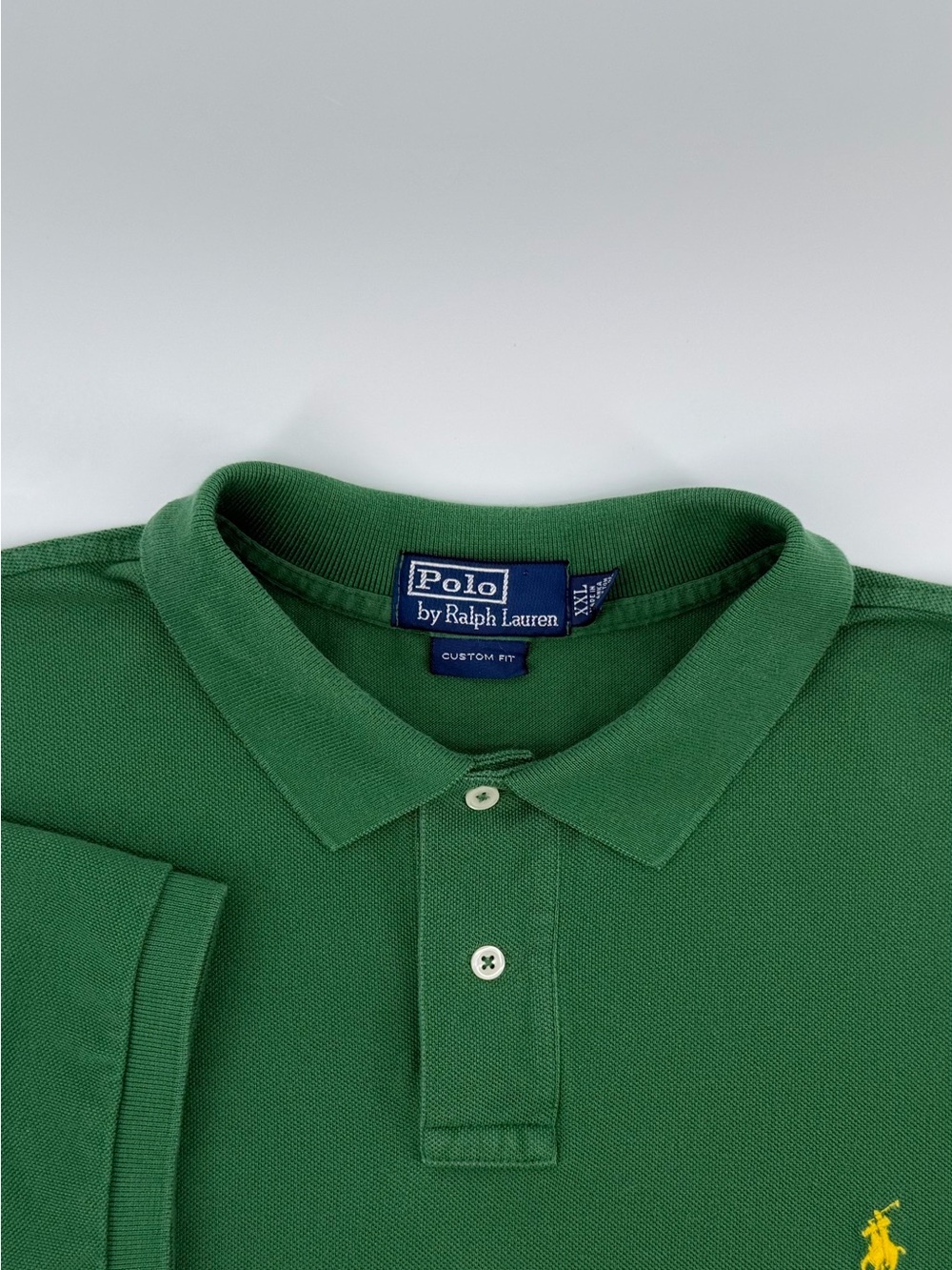 Polo by Ralph Lauren Green Custom Fit Polo Shirt Men’s XXL